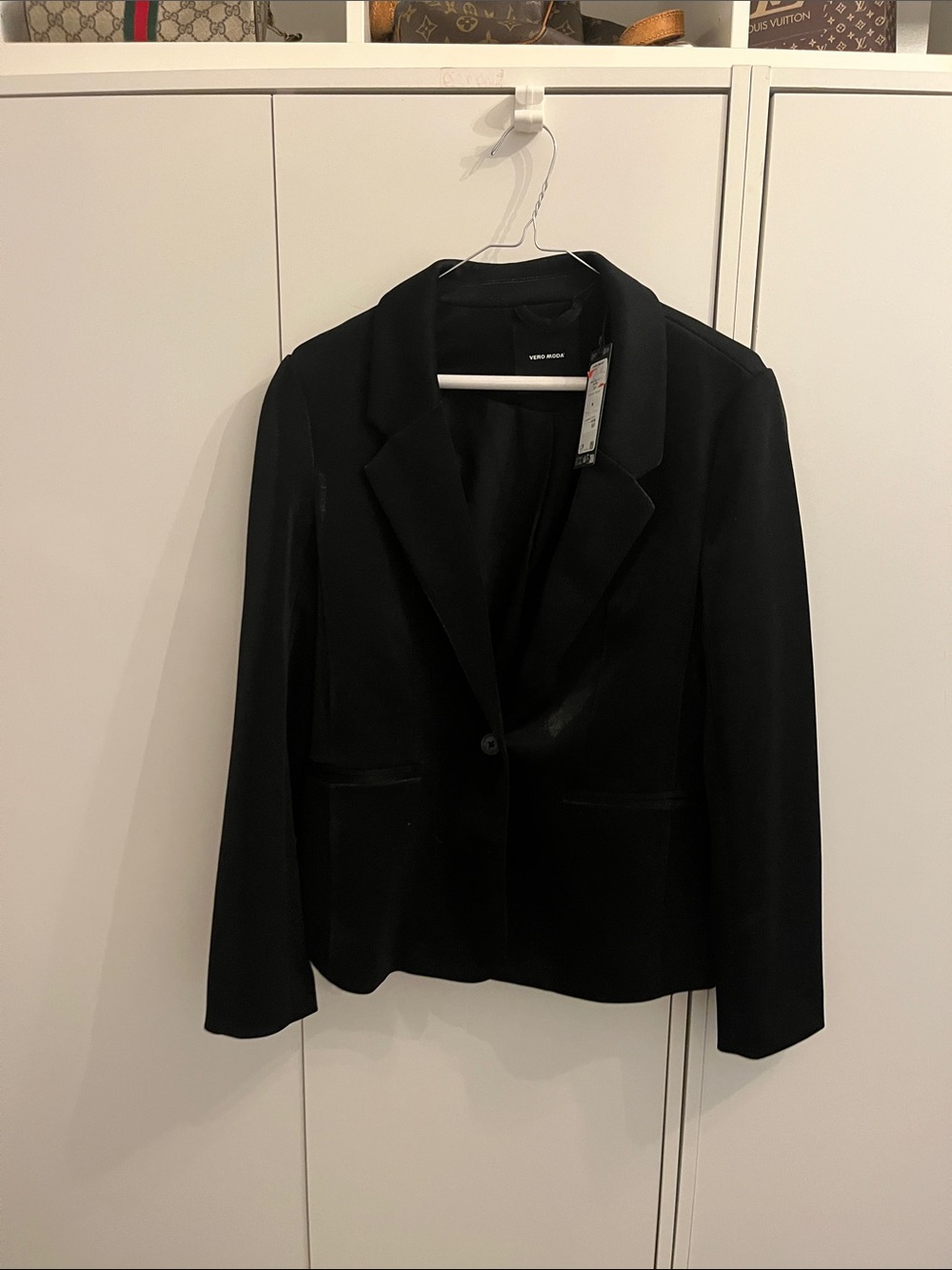 Vero Moda Black Tailored Single-Button Blazer